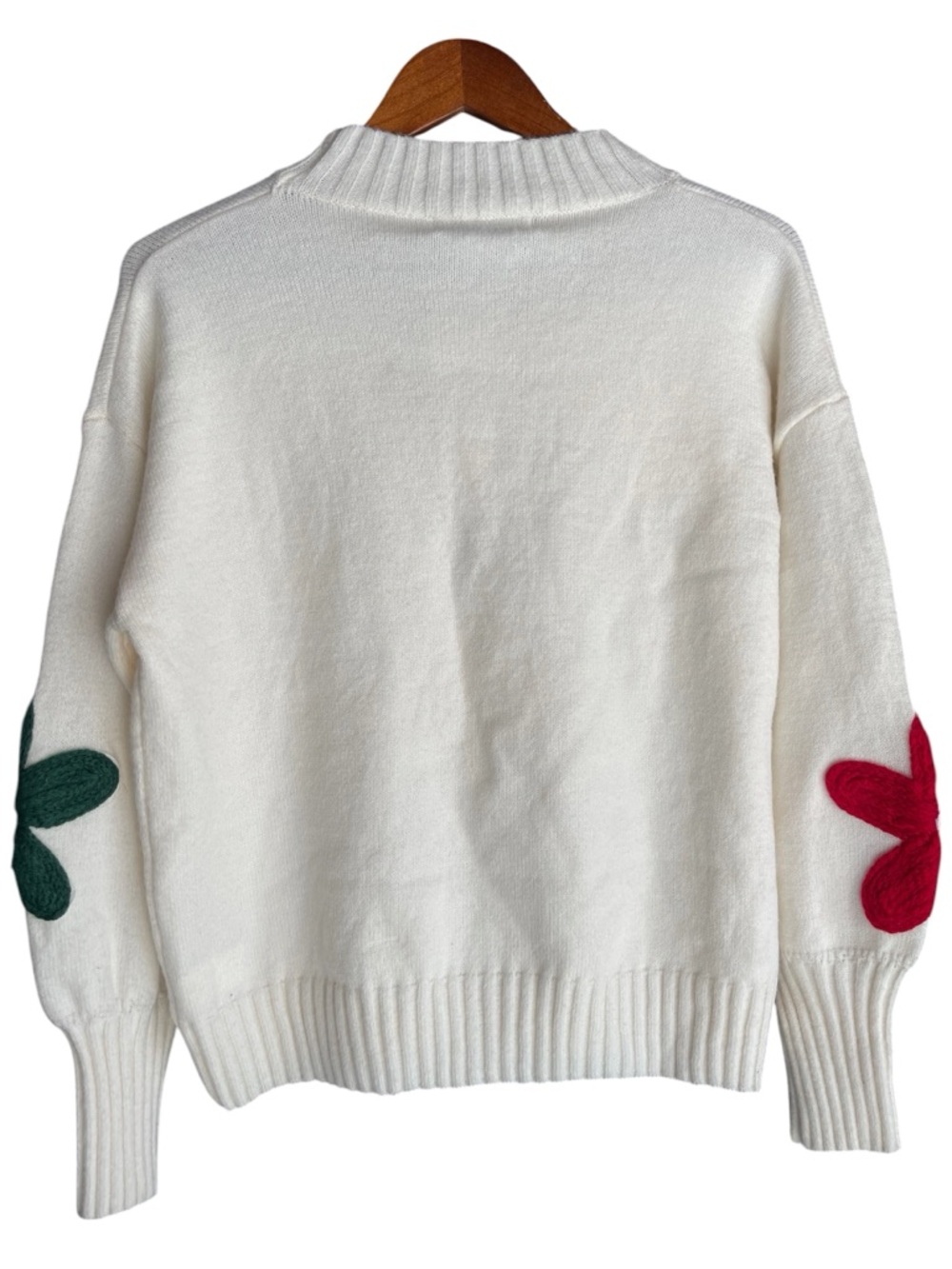 Petal & Pup Raelynn Embroidered Flower Sweater - Picture 2 of 6